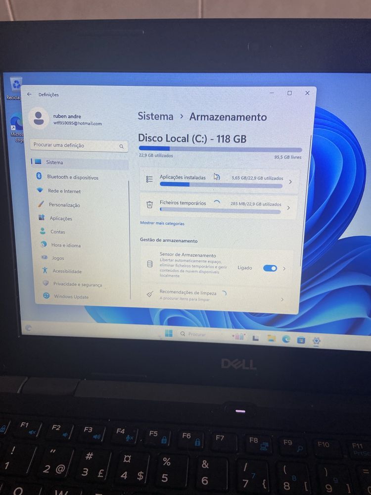 Portatil dell 128 gb