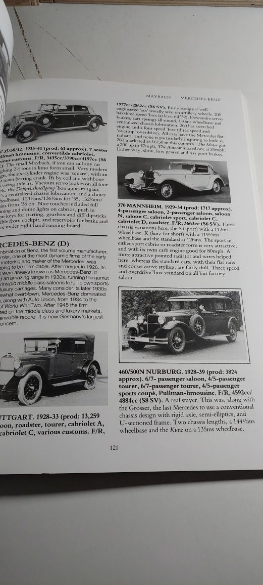 A-Z of Cars of the 1930s (Carros Anos 30)