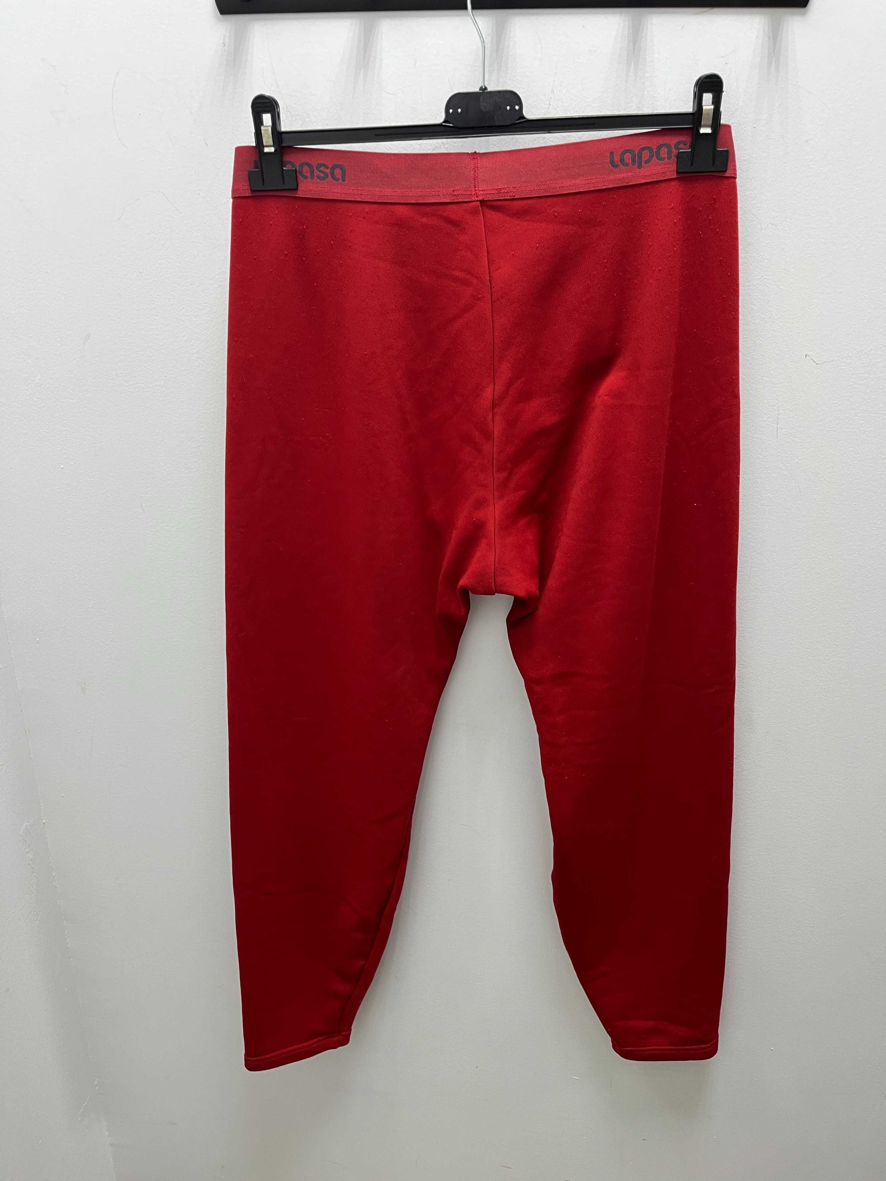 Męskie czerwone spodnie termo roz.M