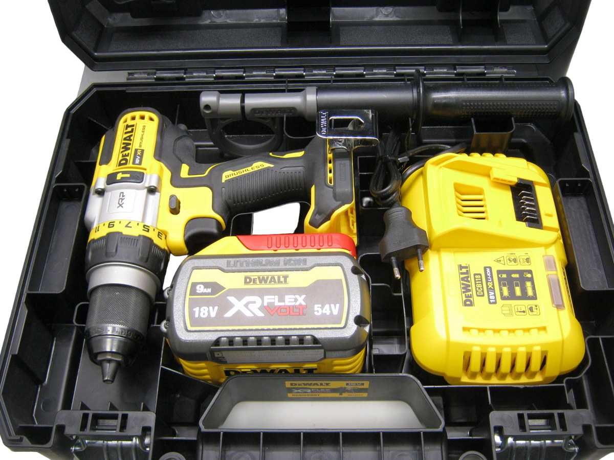 Wkrętarka DeWalt DCD999  + Aku XR Flex Volt 9Ah  Komplet! Jak nowa!!