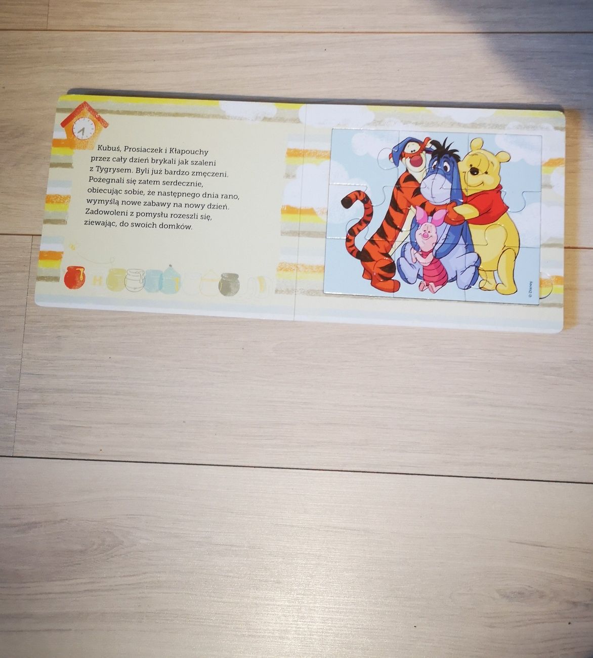Kubuś Puchatek Disney - Puzzlowa książeczka / puzzle
