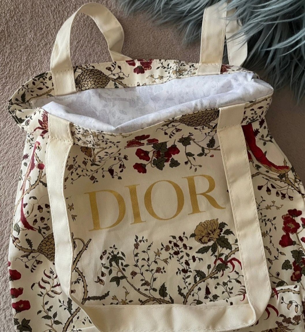Oryginalna torba na zakupy marki Christian Dior