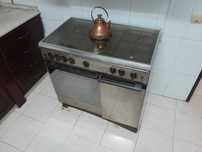 Fogão de inox porta bilha