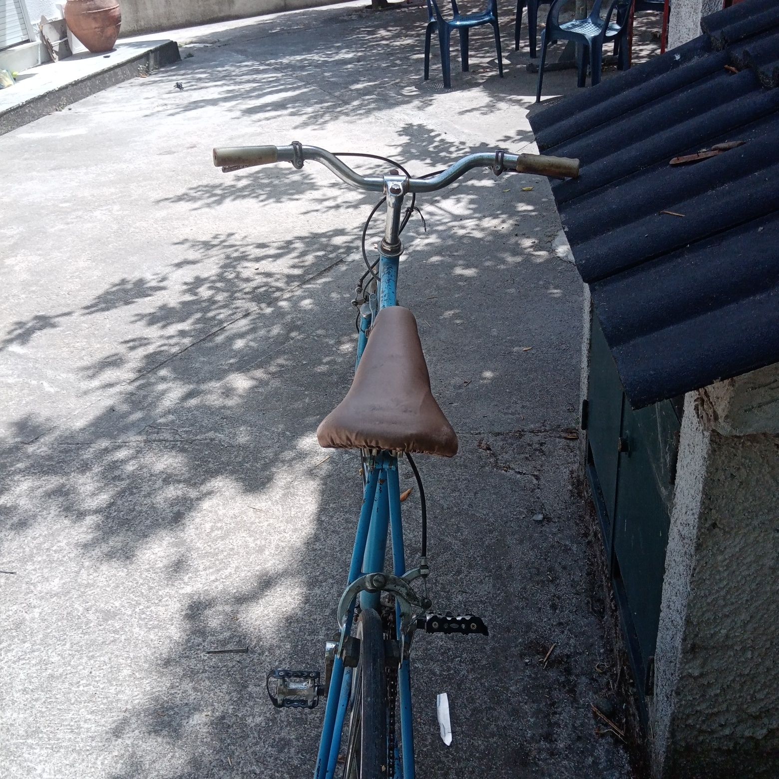 Bicicleta de corrida antiga