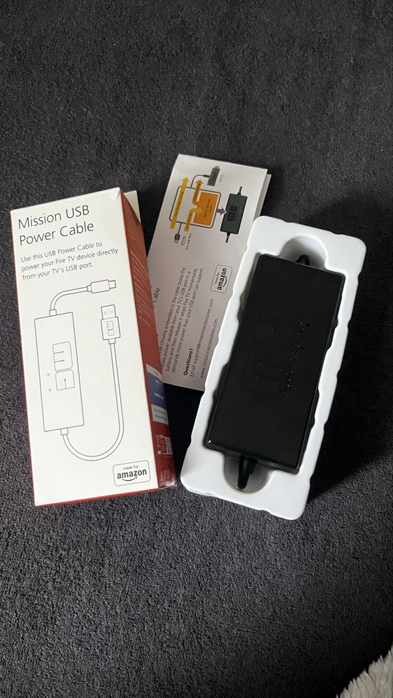 Mission USB Power Cable