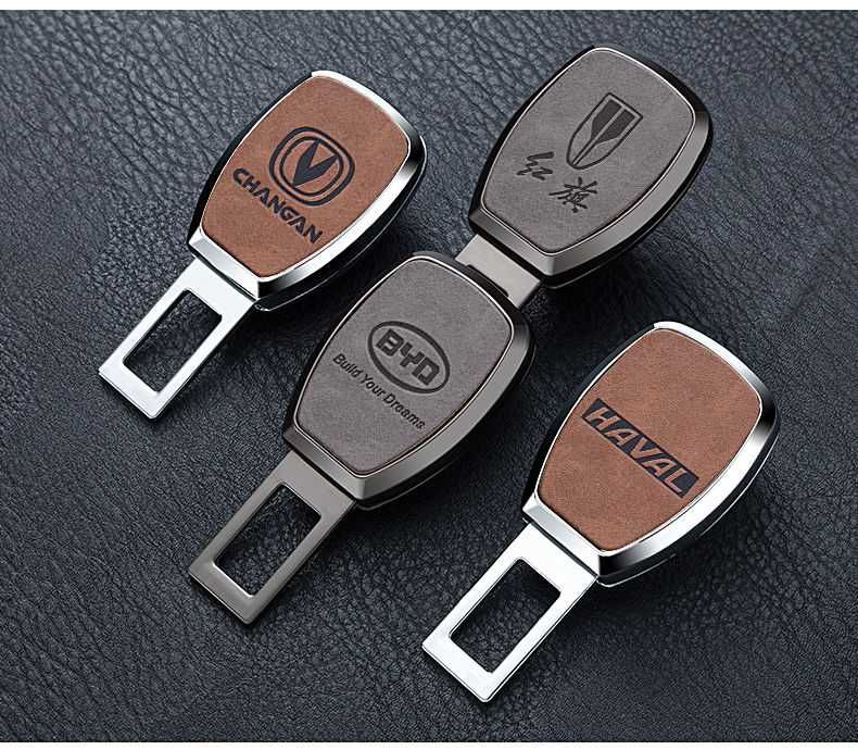 Заглушка ременя безпеки 1 шт. з логотипом авто Volkswagen Audi BMW та