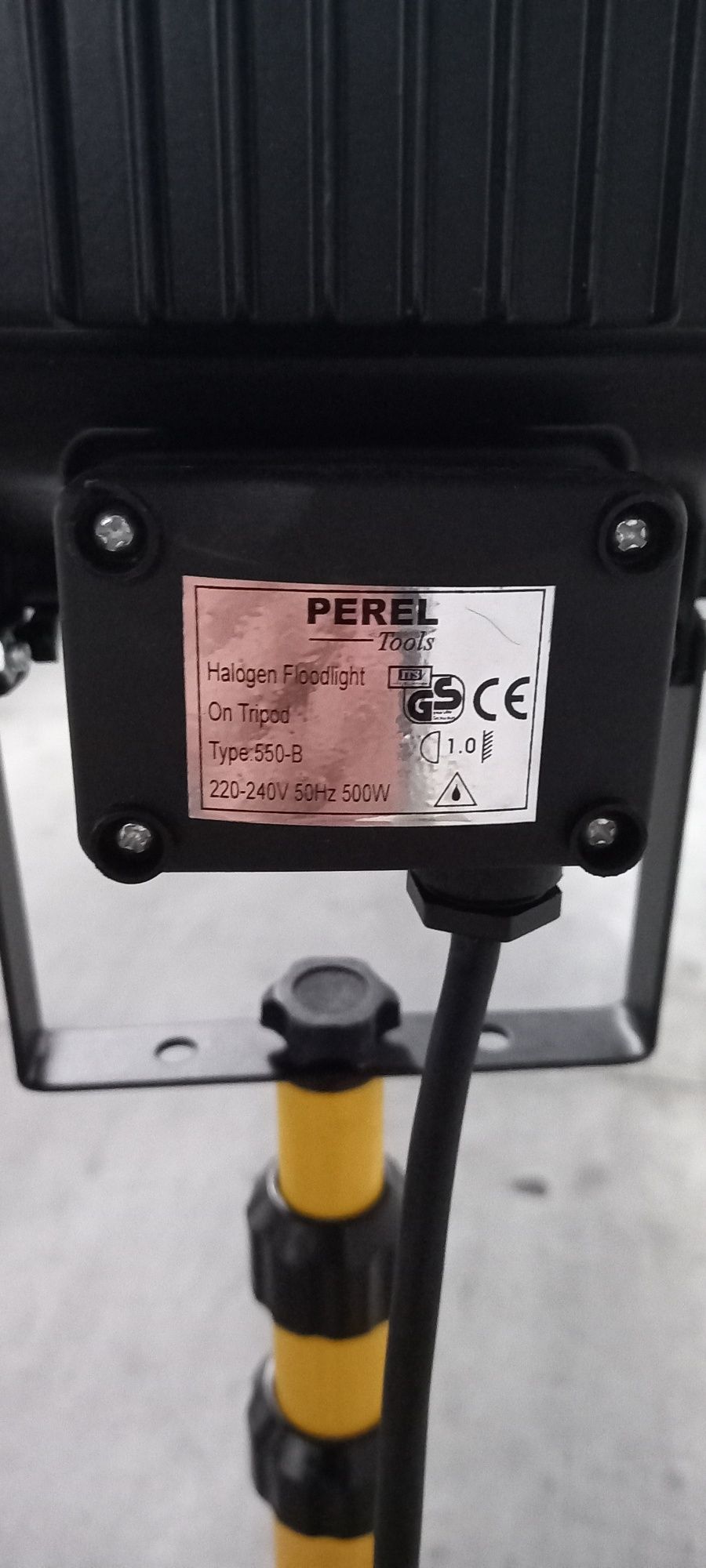 PEREL Halogen Spotlight 500W