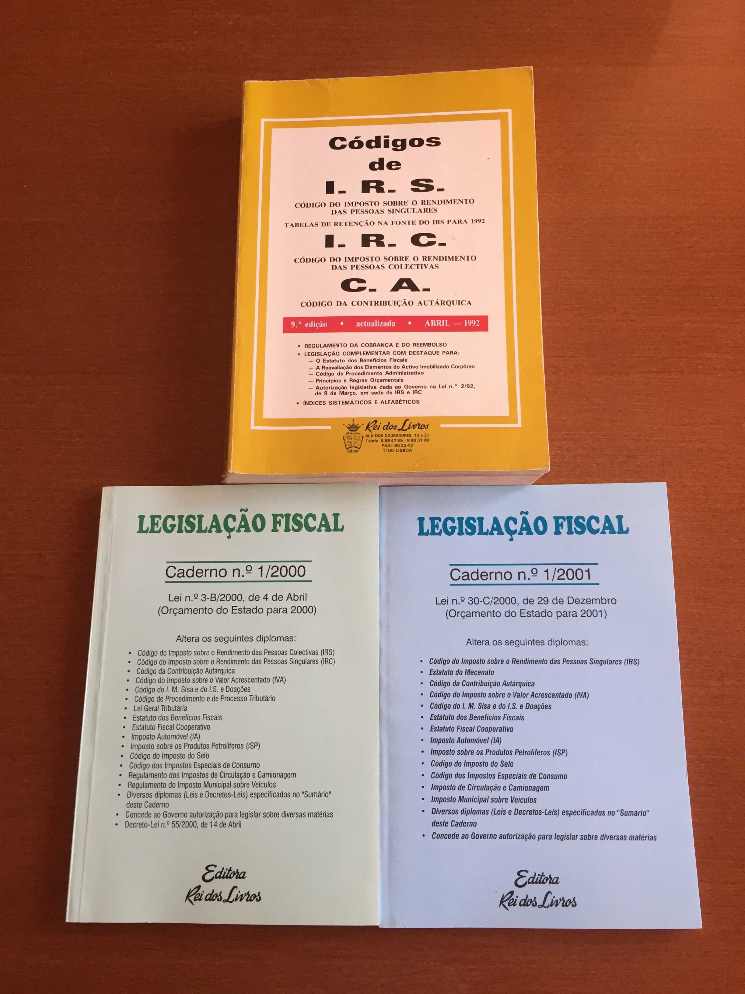 Livros de IRS e Legislação Fiscal