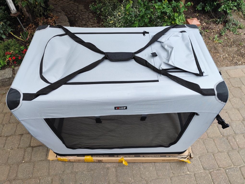 Materiałowy transporter dla zwierząt 100x67x70 cm
