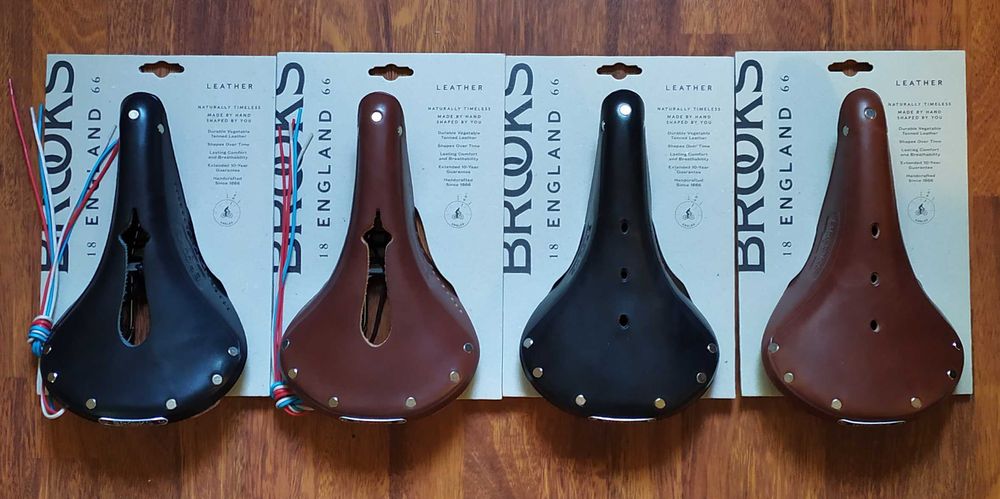 Нове сідло Brooks, Selle Italia.