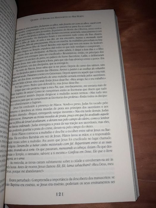 Livro O Enigma dos Manuscritos do Mar Morto