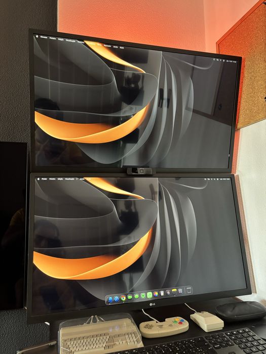 2 LG 32MP60G-B Monitor Gaming UltraGear FHD de 32 polegadas
