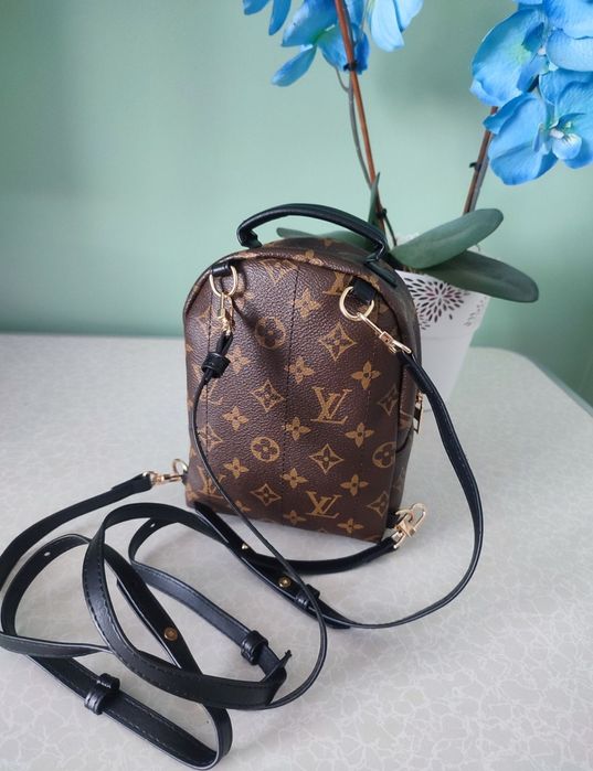 Mały brązowy plecak Louis Vuitton