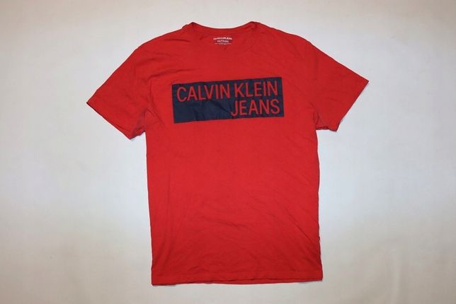 T-shirt CALVIN KLEIN XXL koszulka czerwona