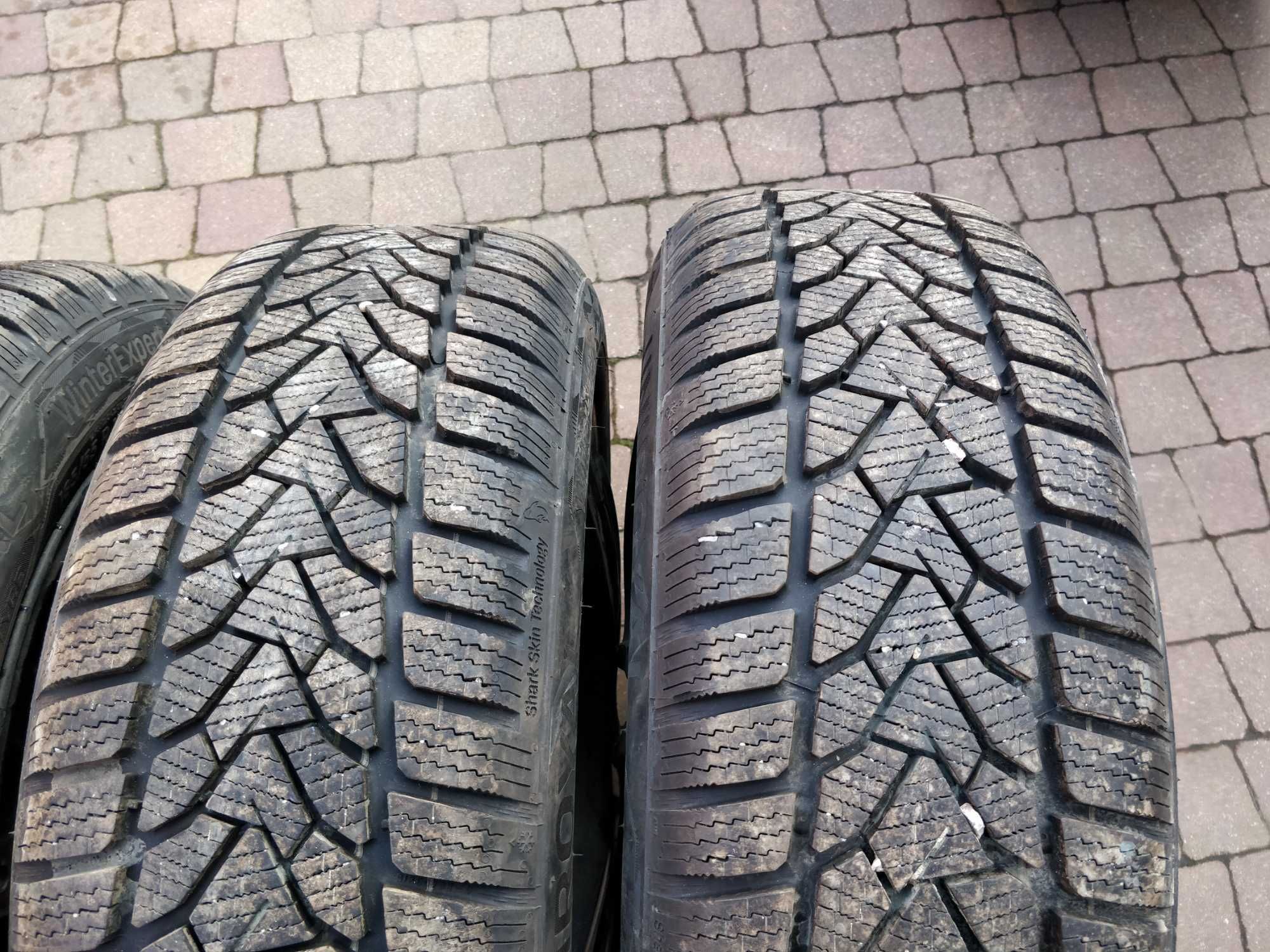 3419. Koła zimowe Honda Jazz Yaris 4x100 185/55/16 8.5mm 23r jak nowe