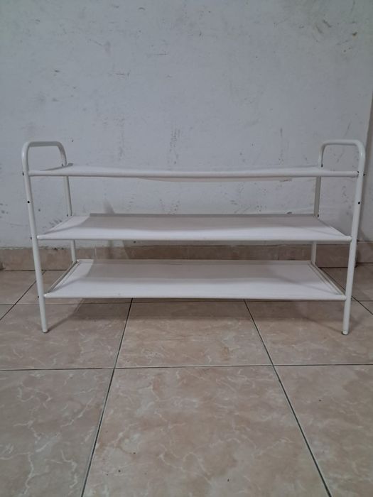 Sapateira empilhável branco 12 pares 65x90x35 cm Studio