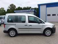 Volkswagen Caddy 5-osobowy, Polski salon, Serwisowany, FV 23%.