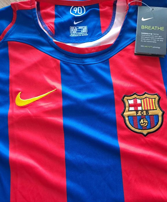Nowa koszulka FC Barcelona, model retro, 2004/05, XL
