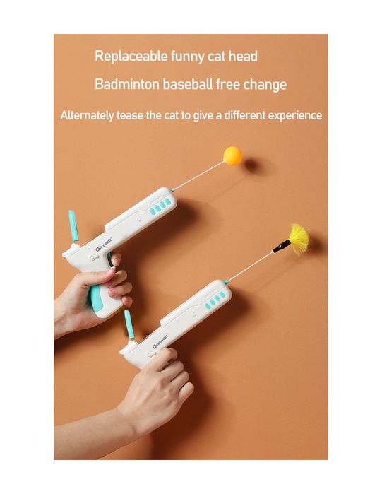 Pistola Divertida para Gatos QA-CW2