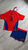 Spiderman Marvel strój kąpielowy chłopięcy koszulka spodenki 134 140cm
