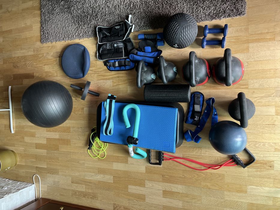 Kit Completo de Treino em Casa – Excelente Estado