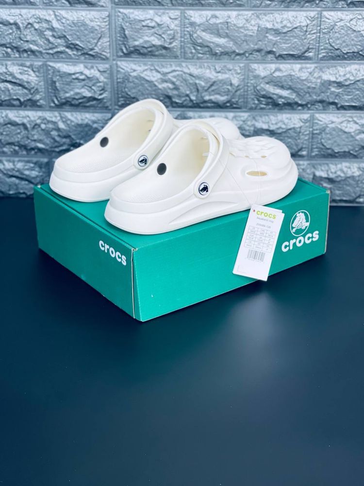 Мужские кроксы белые / Crocs чоловічі білі / Крокс белые мужские