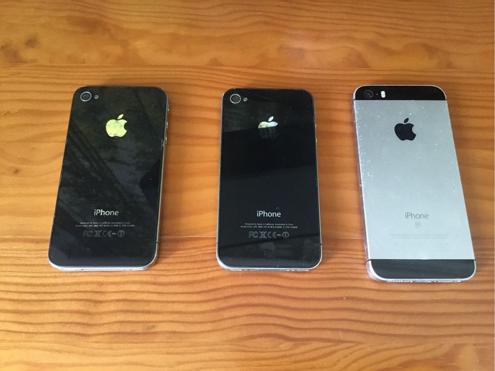 3 iPhones para peças
