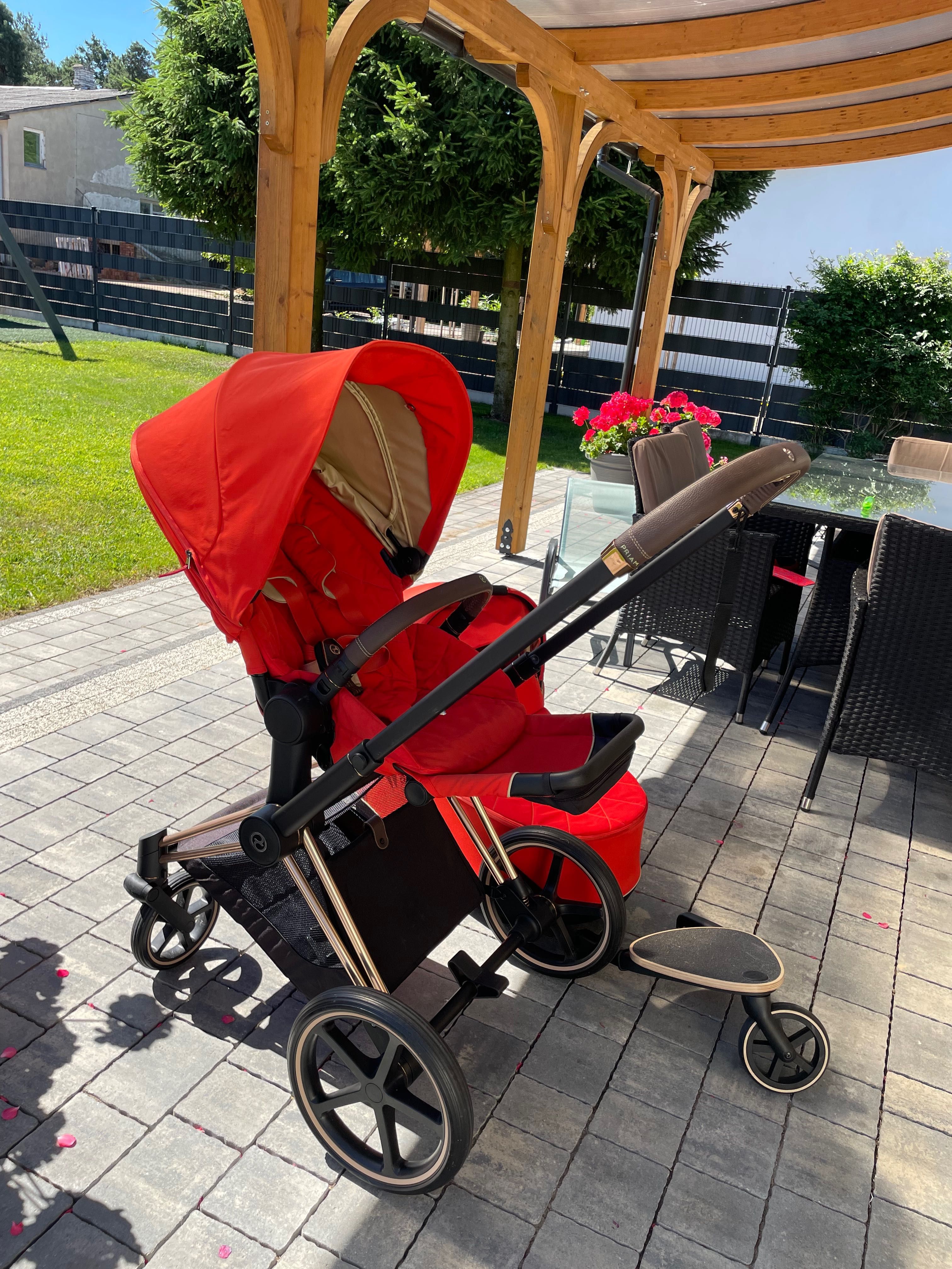 Wózek Cybex Priam 2.0 Autumn Gold rama Rose Gold