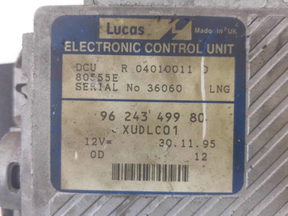 Peugeot Sterownik Silnika Moduł 80555E