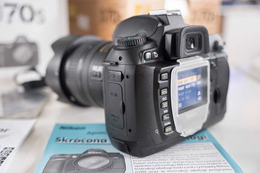 Nikon d70s do podczerwieni IR720 MOD przebieg 2tyś.