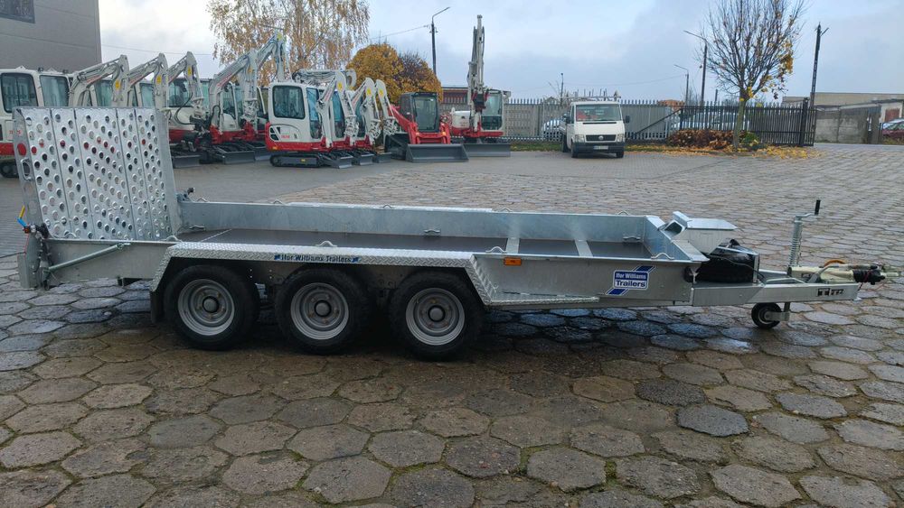 IFOR WILLIAMS przyczepa laweta do przewozu minikoparek 3,5t nowa