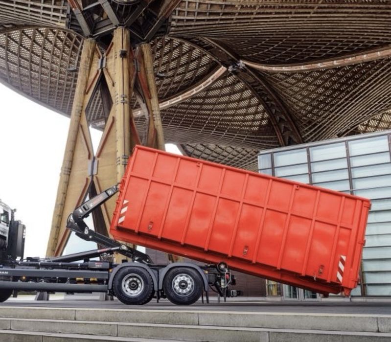 Вивіз сміття Львів контейнером 8 ,15 , 30 кубів, оренда контейнера