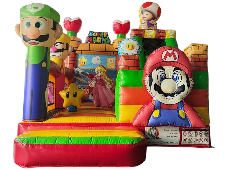 Insuflável NOVO À VENDA – TEMA SUPER MARIO.