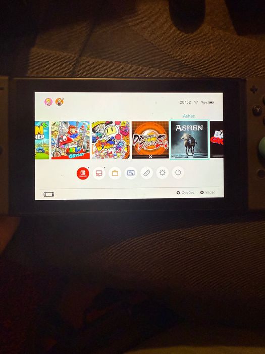 Nintendo switch como nova, sem riscos