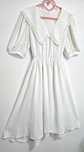 Vestido branco vintage novo tam.M/L
