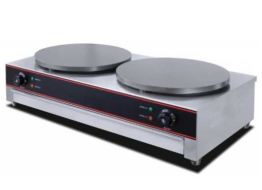 Máquina de Crepes / Crepeira Elétrica Dupla - NOVA