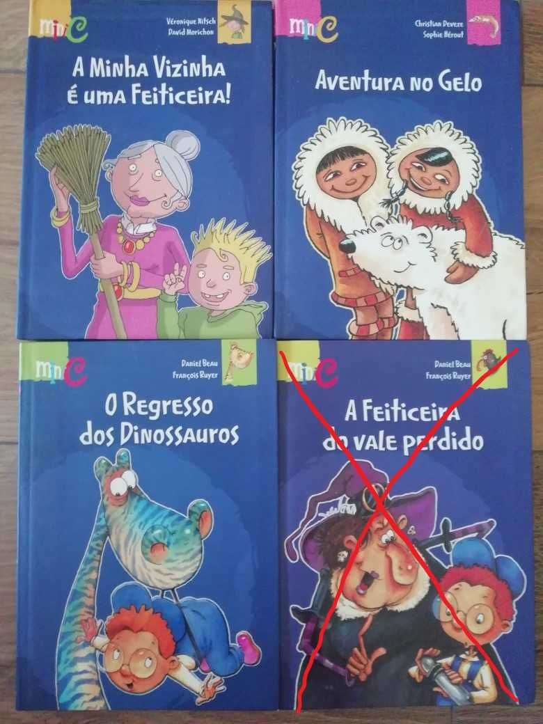 4 Livros O Regresso dos Dinossauros, Aventura no gelo, Daniel Beau