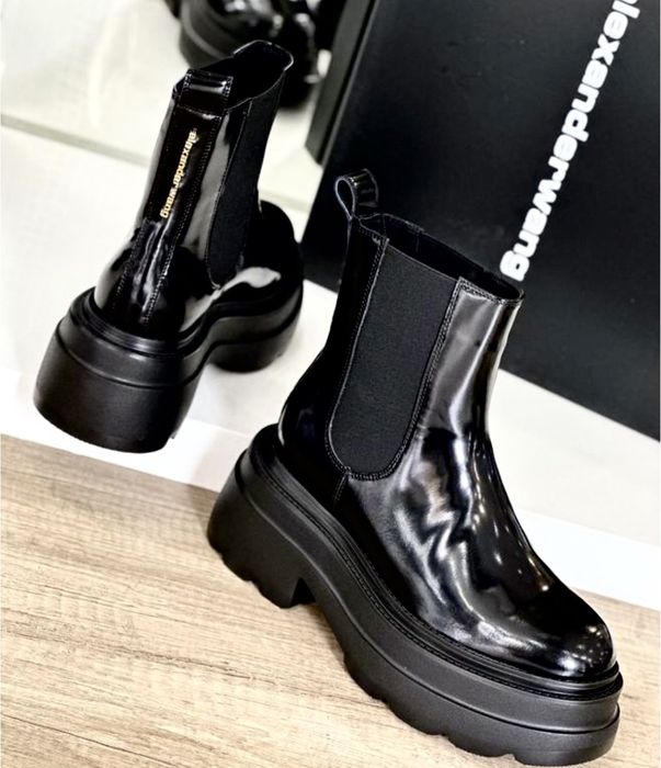 ботинки /черевики /челсі -25см-7см підошва alexander wang