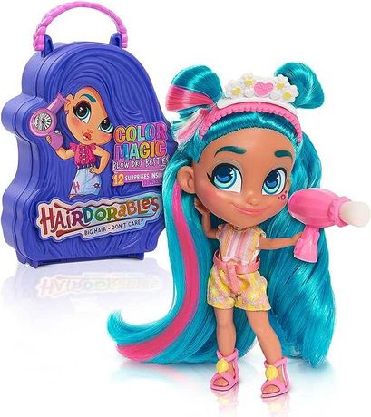 Кукла Hairdorables Color Magic Blow Dry Besties  Магия Цвета 6 серия