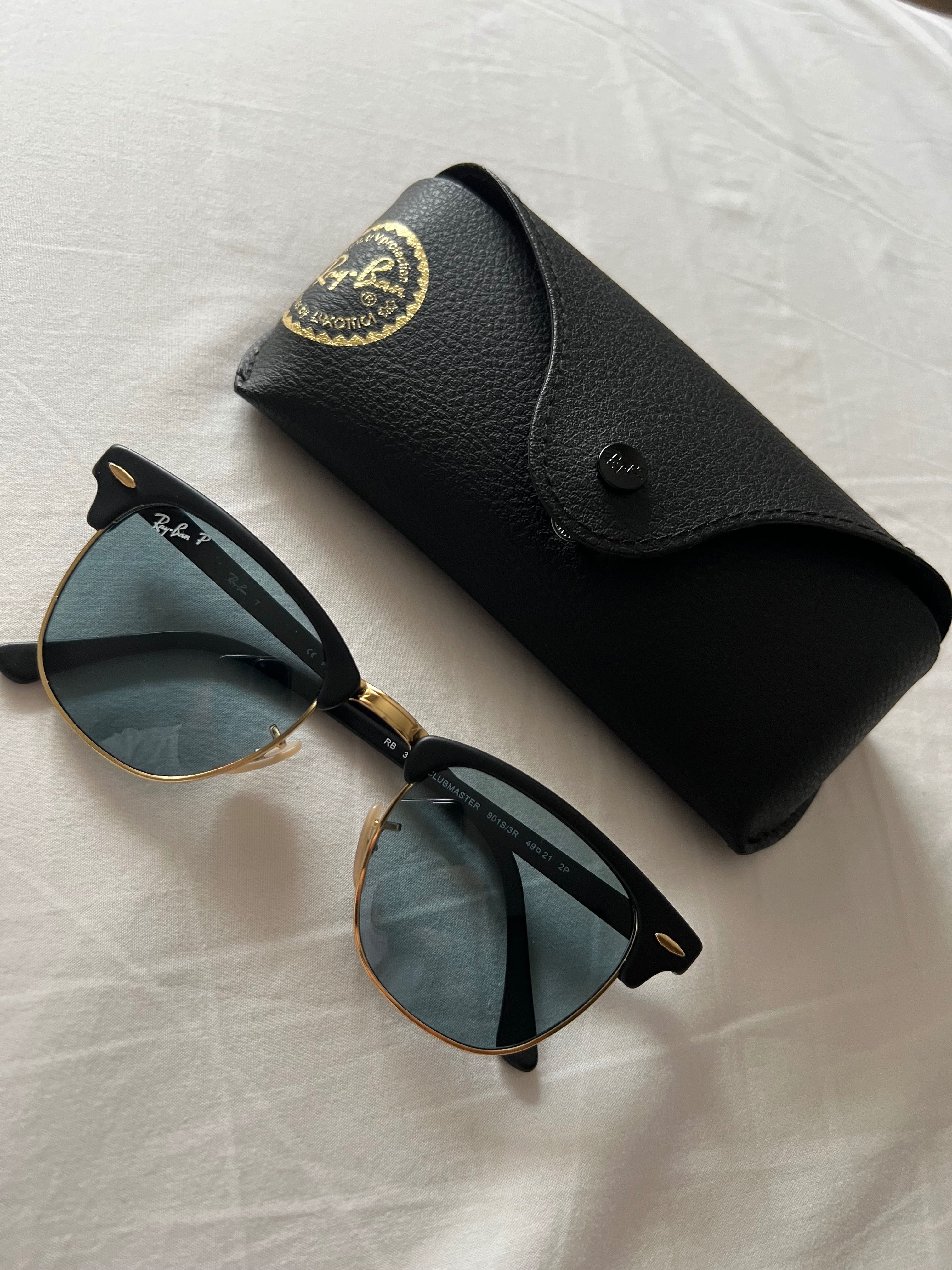 Óculos rayban clubmaster polarizados