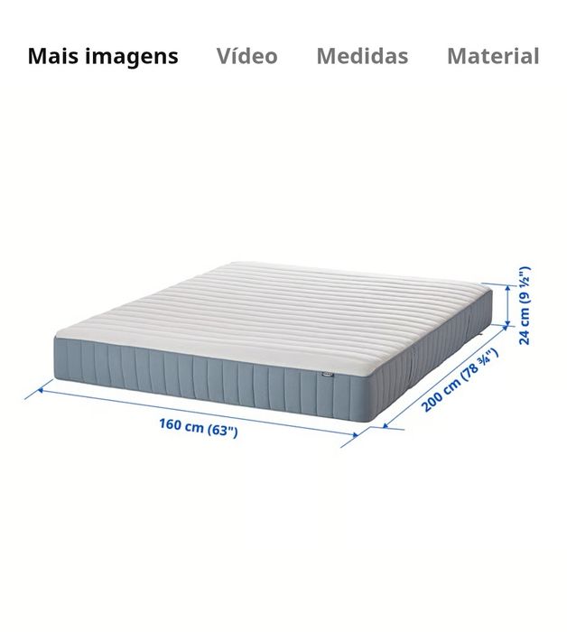 Vendo colchão novo 160×200