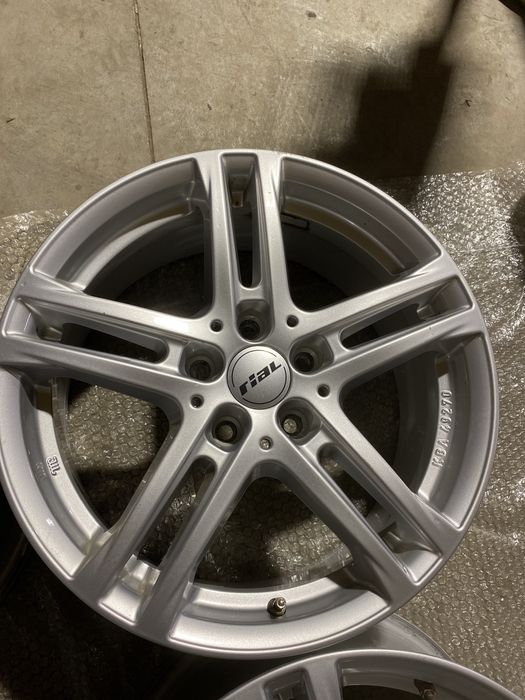 Felgi rial 7,5jx17h2 et47 5x112 komplet wysylam audi skofa vw