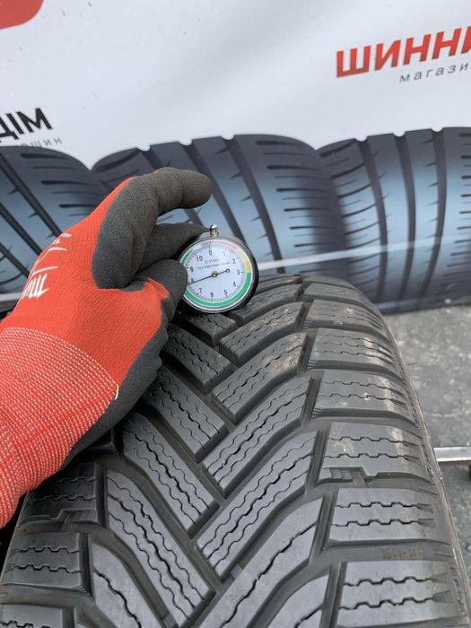 Шини  205/55 R16 пара Michelin 8мм 2022р, зима