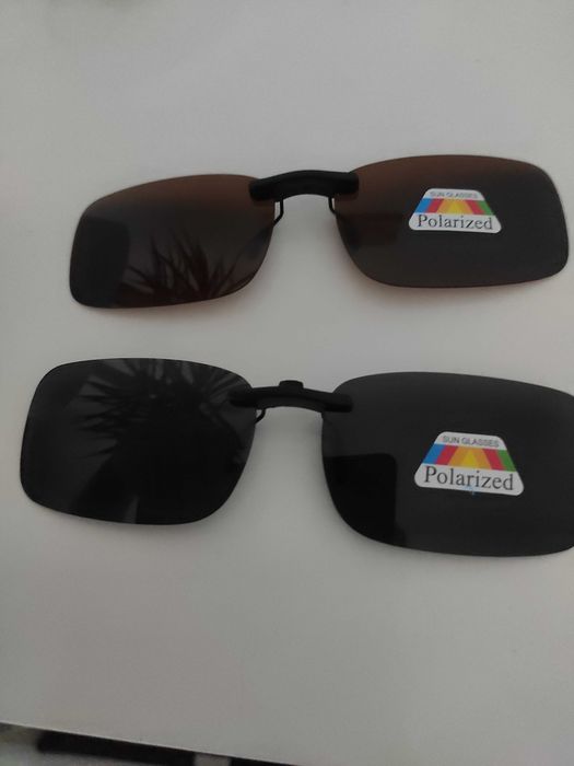 Oprawki okularowe męskie nowe + nakładki przeciwsłoneczne