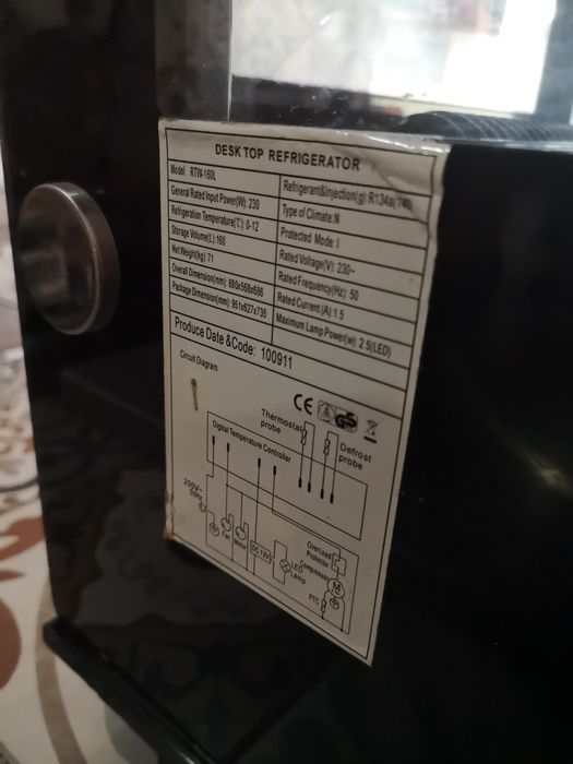 Vitrine Espositor Refrigerada Sobremesas