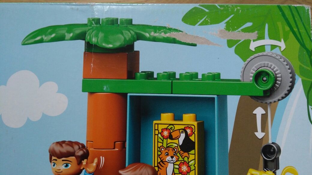 NOWE Lego Duplo 10906 Tropikalna wyspa zwierzątka tukan małpa 2+
