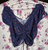 Croptop damski regulowany