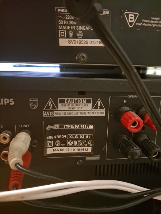 Zestaw Hi-Fi Philips FA741 / DCC730+ magnetofon odtwarzacz cd