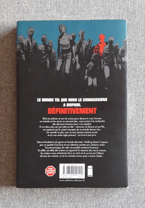 Banda Desenhada (BD) Walking dead "passé composé" Tome 1.