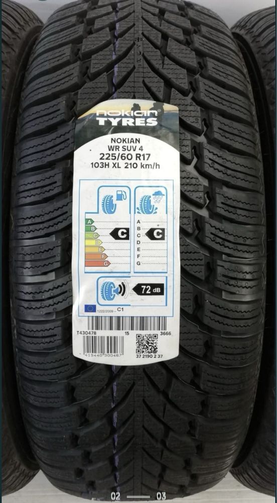 225/60r17 Nokian Wr SUV4 103H XL